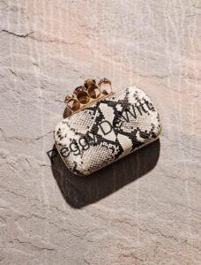 Snake print grab bag