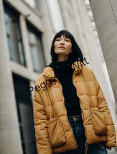 Oversized down jacket